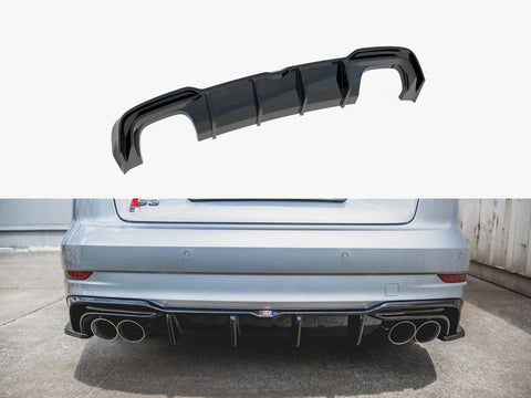Audi - S3 Sedan 8V Facelift (2016-2020): Maxton Rear Diffuser