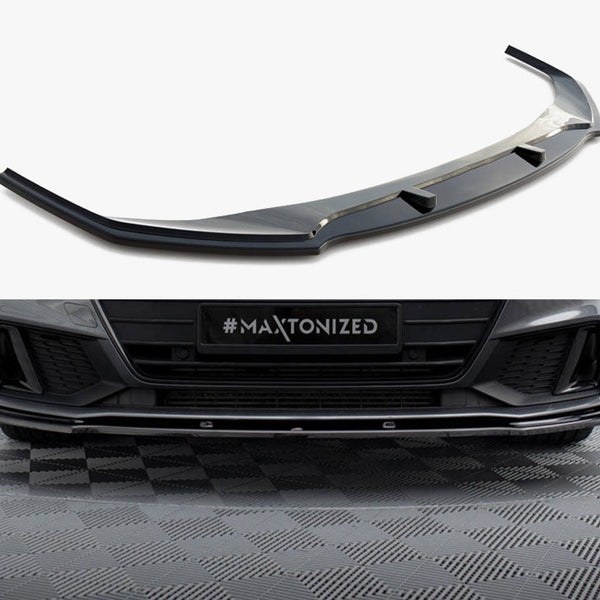 Audi - A7 S Line C8 / S7 C8 / C8 Facelift / S7 Facelift: Maxton Front Splitter V2