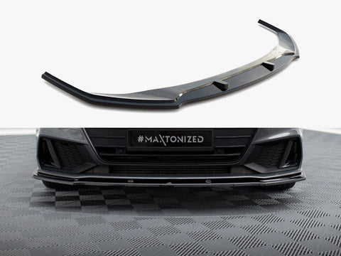 Audi - A7 S Line C8 / S7 C8 / C8 Facelift / S7 Facelift: Maxton Front Splitter V2