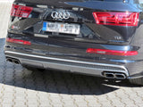 audi sq7 q7 s line mk2 2016 2020 maxton rear side splitters