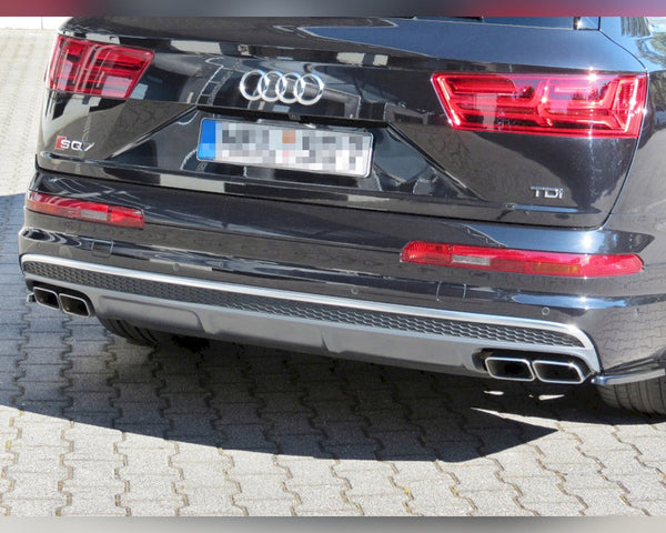audi sq7 q7 s line mk2 2016 2020 maxton rear side splitters