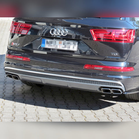 audi sq7 q7 s line mk2 2016 2020 maxton rear side splitters
