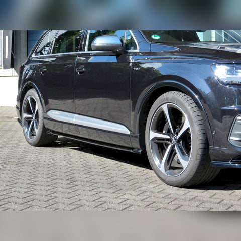 audi sq7 q7 s line mk2 maxton side skirts