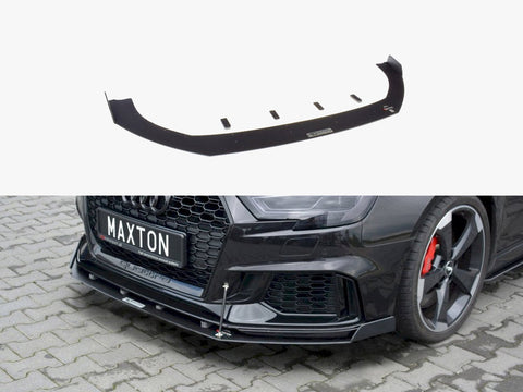 Audi - RS3 Sportback 8V Facelift: Maxton Front Racing Splitter V2