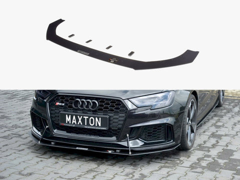 Audi - RS3 Sportback 8V Facelift: Maxton Front Racing Splitter V1