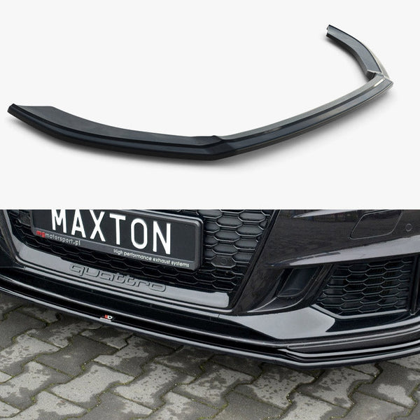 Audi - RS3 Sportback 8V Facelift: Maxton Front Splitter V2