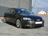 audi a3 8p sportback s line 2004 2008 maxton front splitter
