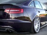 audi a6 c6 s line facelift sedan 2008 2011 maxton rear side splitters