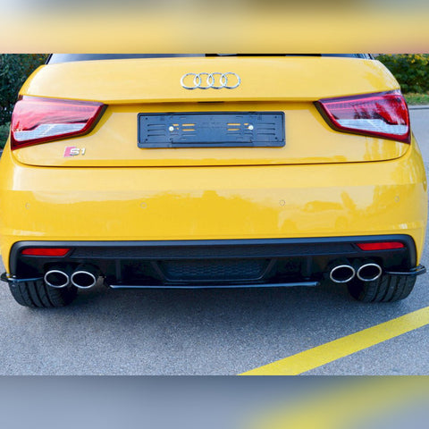 audi s1 mk1 2014 2018 maxton rear central splitter