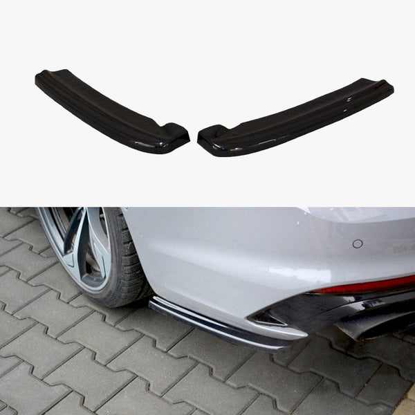 Audi - RS5 Coupe / Sportback F5: Maxton Rear Side Splitters