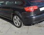 audi a3 sportback 8p 8p facelift maxton rear side splitters