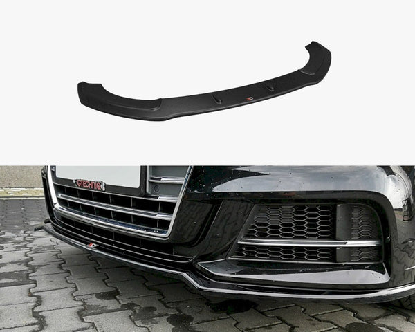 Audi - S3 / A3 S Line 8V Facelift Sedan: Maxton Front Splitter V2