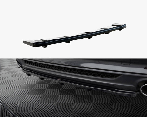 Audi - A5 S Line F5 Coupe / Sportback: Maxton Central Rear Splitter (Vertical Bars)