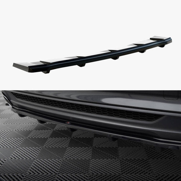 Audi - A5 S Line F5 Coupe / Sportback: Maxton Central Rear Splitter (Vertical Bars)