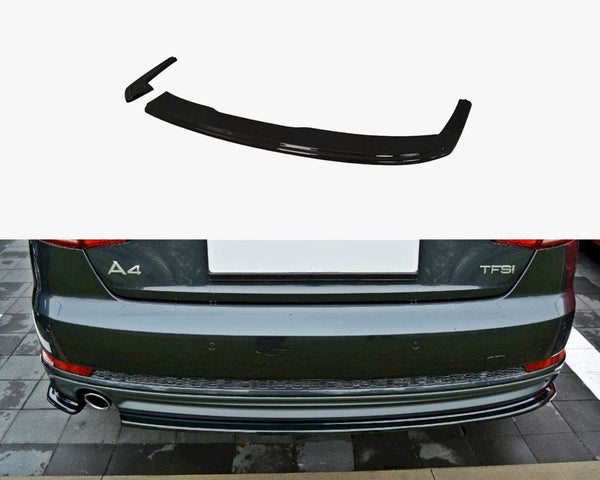 Audi - A4 B9 S Line Sedan: Maxton Rear Splitter
