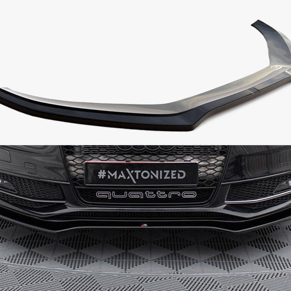 Audi - S4 / A4 S Line B8 Facelift: Maxton Front Splitter V2