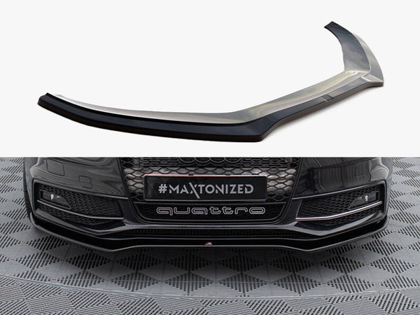 Audi - S4 / A4 S Line B8 Facelift: Maxton Front Splitter V2