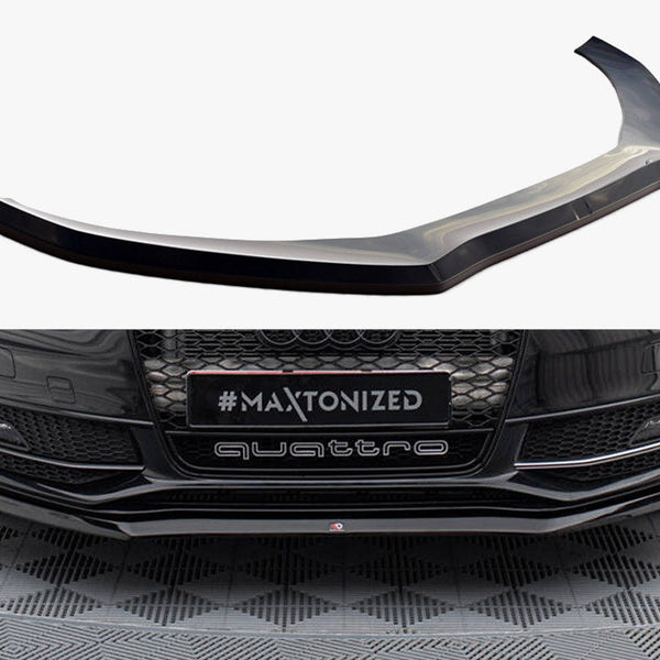 Audi - S4 / A4 S Line B8 Facelift: Maxton Front Splitter V1