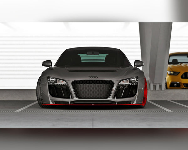 audi r8 2006 2015 maxton front bumper