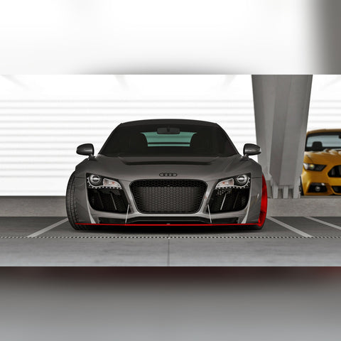 audi r8 2006 2015 maxton front bumper