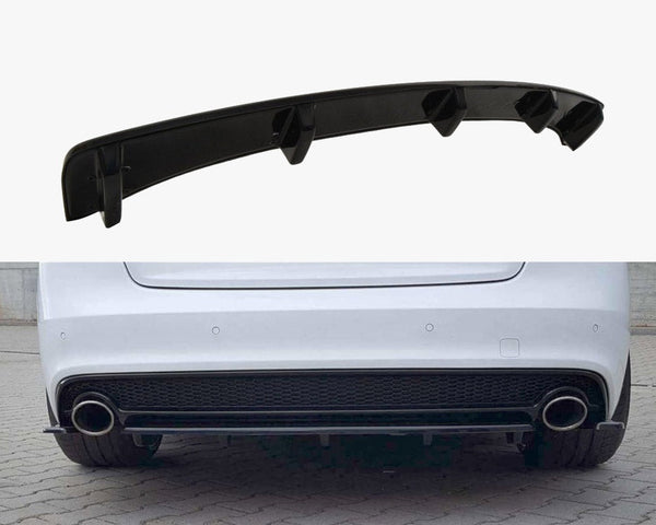 Audi - A5 S Line 8T Facelift: Maxton Rear Splitter (Vertical Bars)