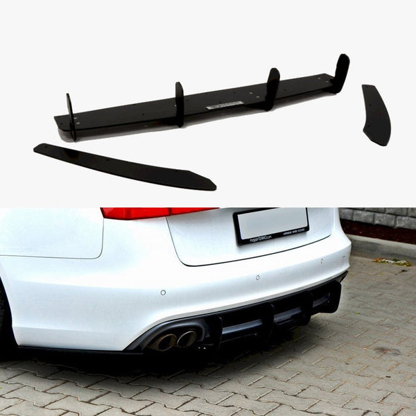 Audi - A6 S Line C7: Maxton Rear Diffuser &amp; Rear Side Splitters