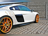 audi r8 2006 2015 maxton side skirts