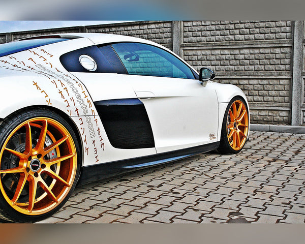 audi r8 2006 2015 maxton side skirts