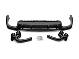 q8 4m facelift gloss black ab style rear diffuser with tips 24