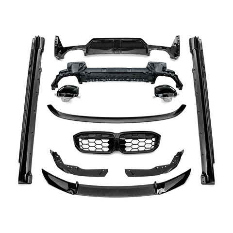 3 series g20 facelift gloss black lci mp aerokit m performance 22