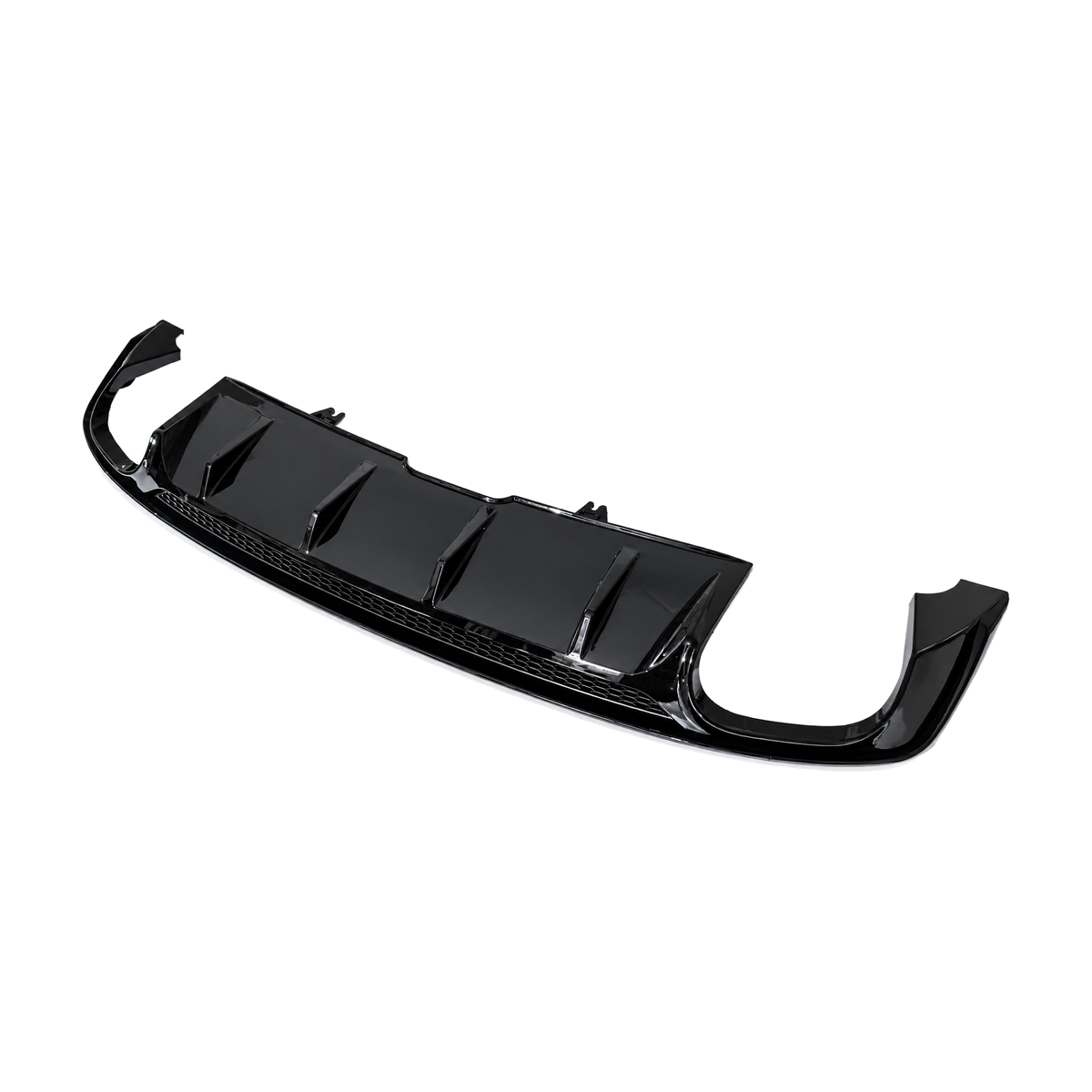 a5 b9 gloss black rs5 style rear diffuser without tips 16 19