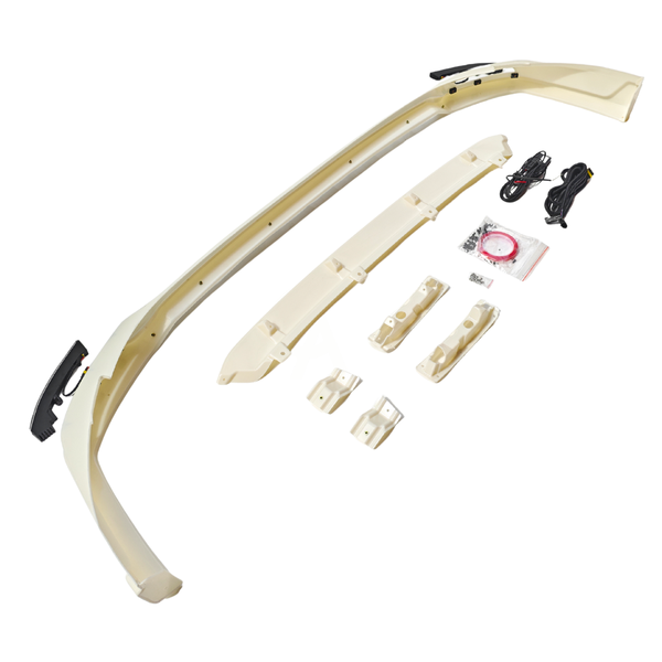 Ford Transit Custom MK2: Primed Front Splitter with LED DRL 24+