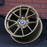 4 Series - F32/F33: 19" Gold 763M M3 CS Style Alloy Wheels 14-20