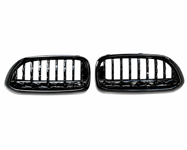 5 Series - G30/G31 Pre-Facelift: Gloss Black Diamond Grill 17-20