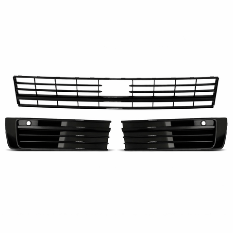 Transporter - T6: Gloss Black Lower Grille Trim with Parking Sensors 15-19