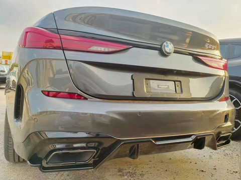 2 Series Gran Coupe - F44: Gloss Black Rear Diffuser MP Style 20-24