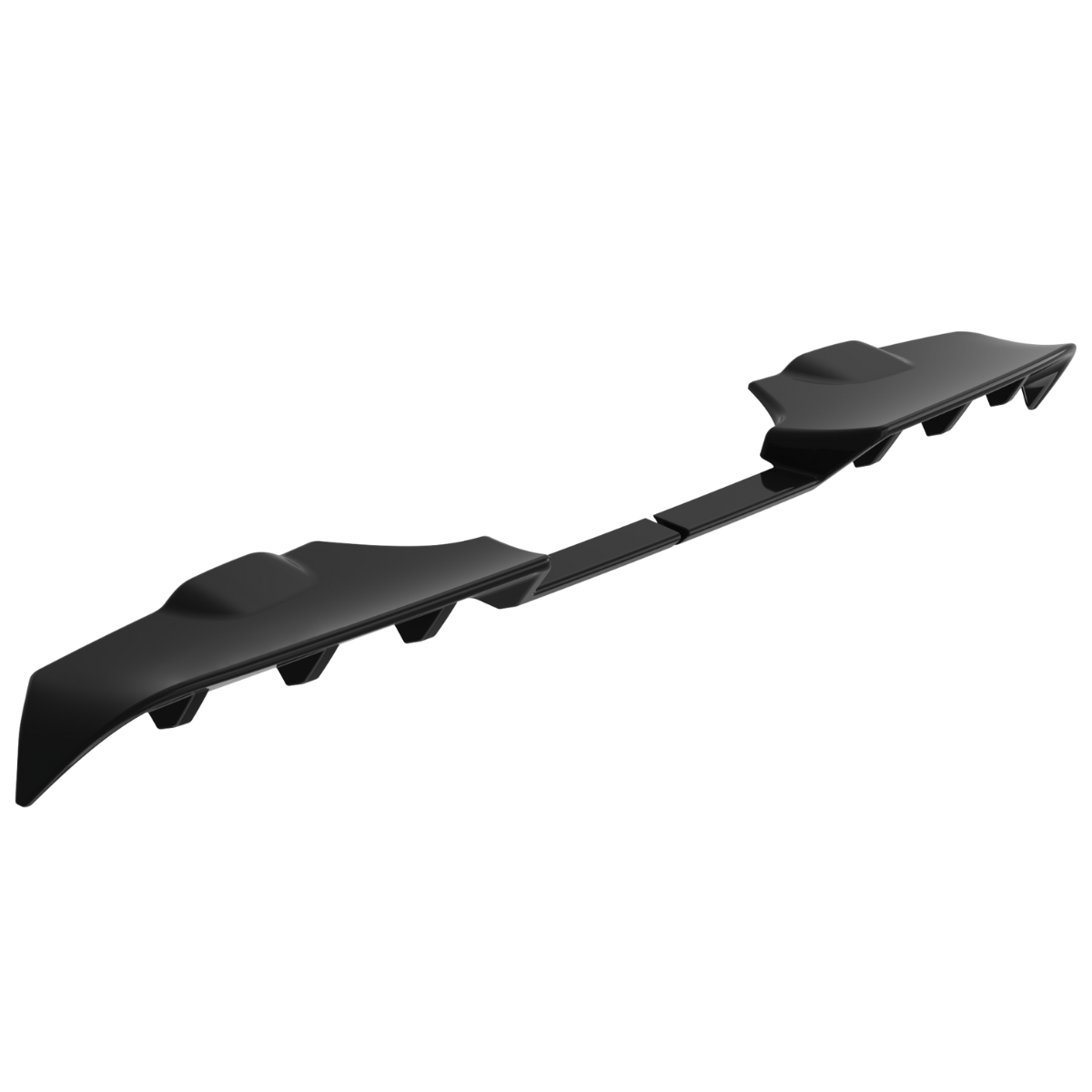 Ford Transit Custom MK2: Gloss Black V2 Style Rear Barn Door Spoiler 24+