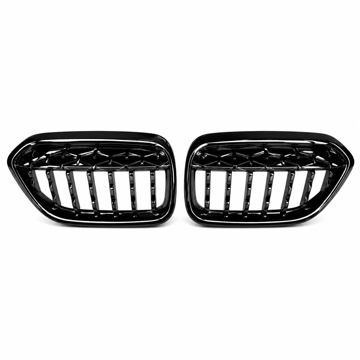 5 Series - G30/G31 Pre-Facelift: Gloss Black Diamond Grill 17-20