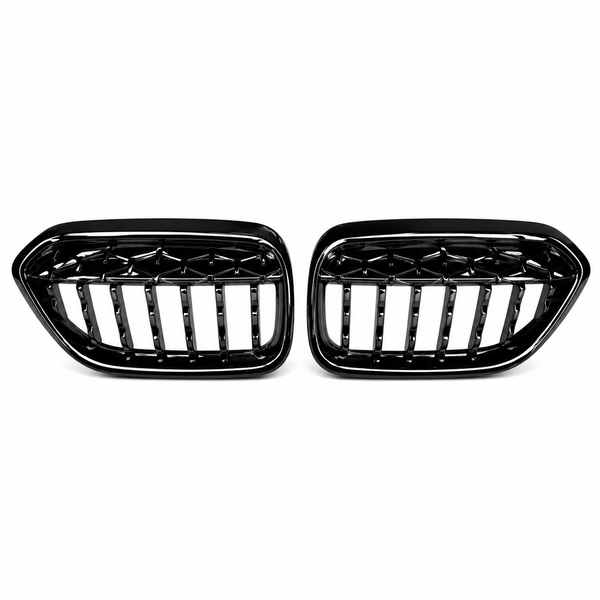 5 Series - G30/G31 Pre-Facelift: Gloss Black Diamond Grill 17-20