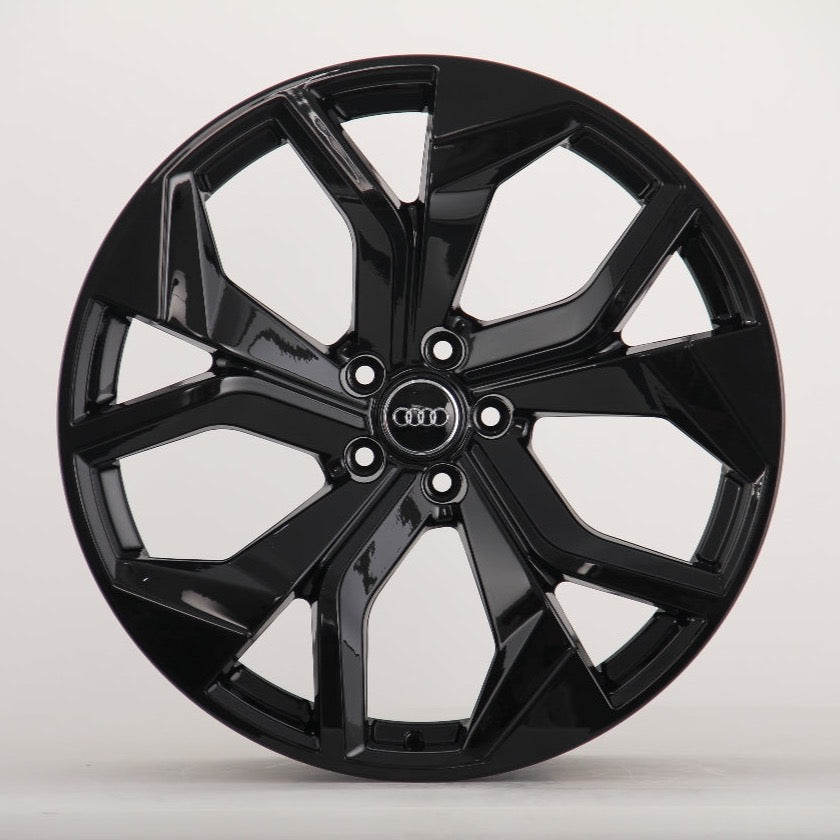 A4 - B9: 20" Gloss Black RS7 Style Alloy Wheels 16+