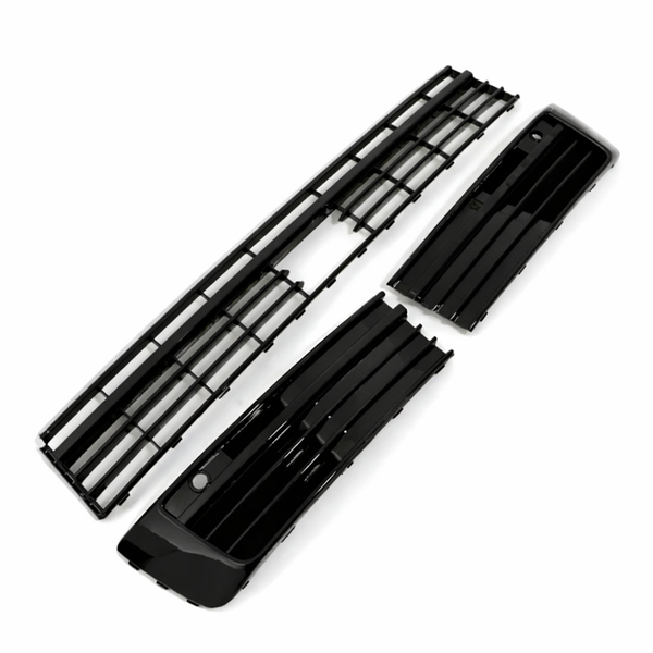 Transporter - T6: Gloss Black Lower Grille Trim with Parking Sensors 15-19