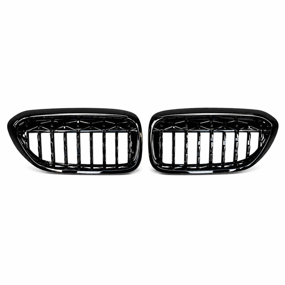 5 Series - G30/G31 Pre-Facelift: Gloss Black Diamond Grill 17-20