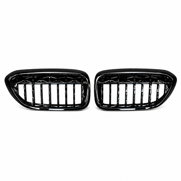 5 Series - G30/G31 Pre-Facelift: Gloss Black Diamond Grill 17-20