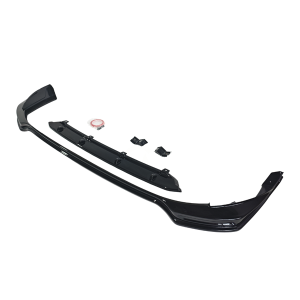Ford Transit Custom MK2: Gloss Black V2 Style Front Splitter 24+
