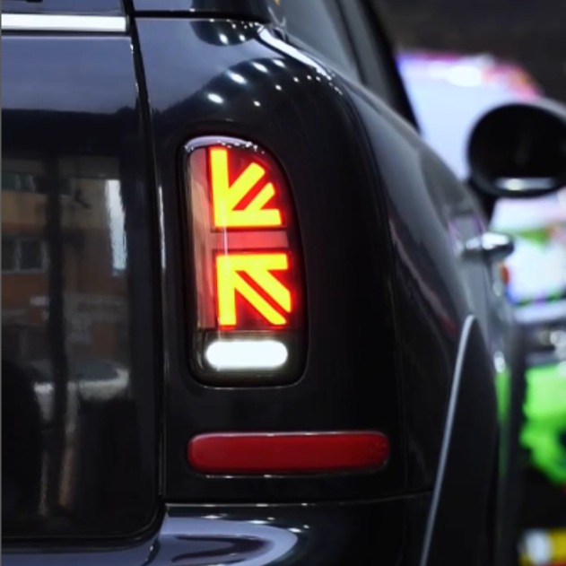 JDMTECH LED Tail Brake Light Kit – Smoke Lens, Sequential Turn Signal – For Mini Cooper Clubman R55 (2008-2014)