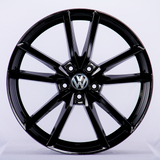 Golf - MK7/MK7.5: 19" Gloss Black Pretoria Style Alloy Wheels 13-20