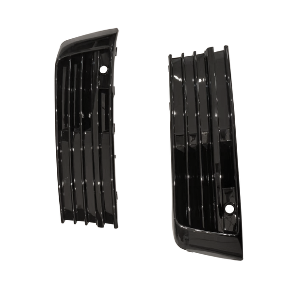 Transporter - T6: Gloss Black Lower Outer Grill with Sensor 15-19