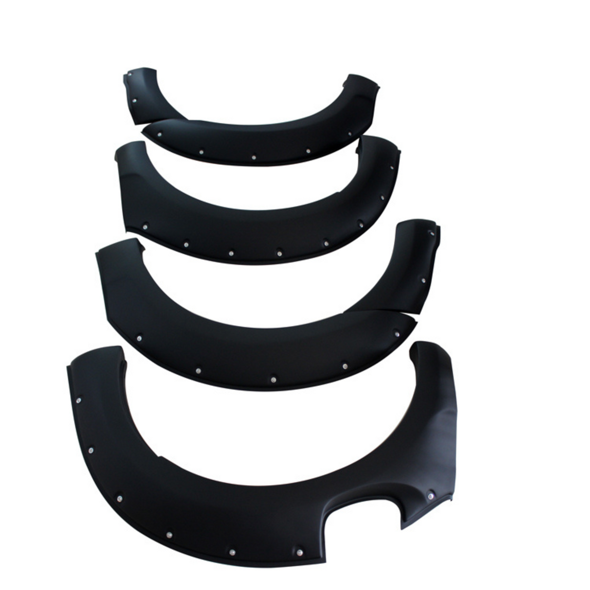 Ford Ranger T8 Matte Black Fender Flare Modified Design Raptor Style ...