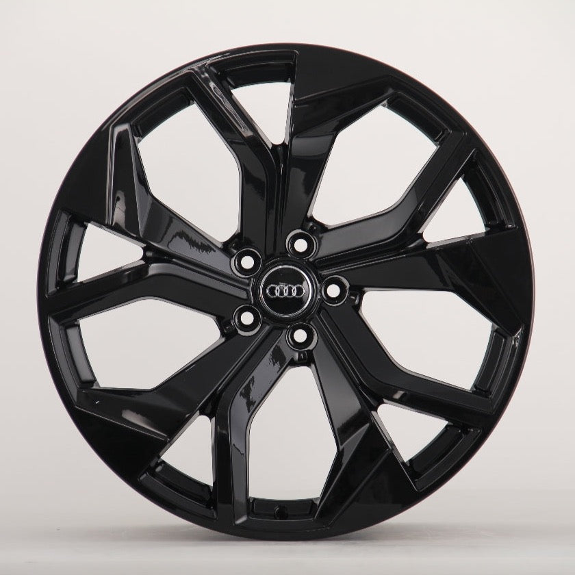 A7 - C8: 20" Gloss Black RS7 Style Alloy Wheels 18+