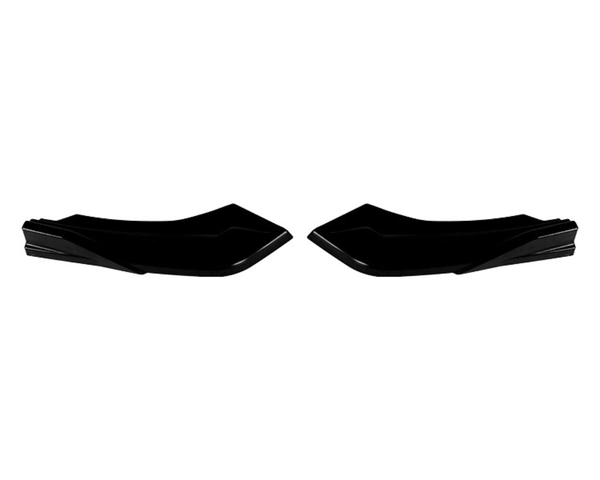 1 Series - F20/F21 Facelift: Gloss Black Rear Canards 15-19